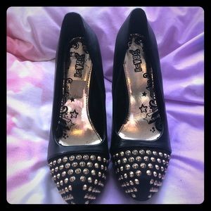 Brash Studded High Heels